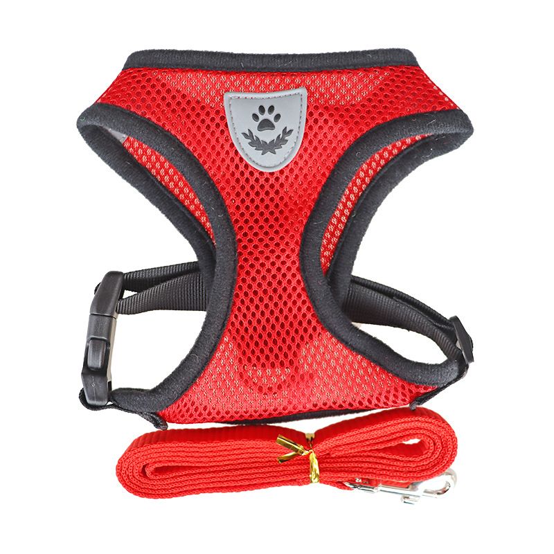 Dog Vest Harness Graceful Pet Mesh Small Medium Purple XL V1328-4827932209526