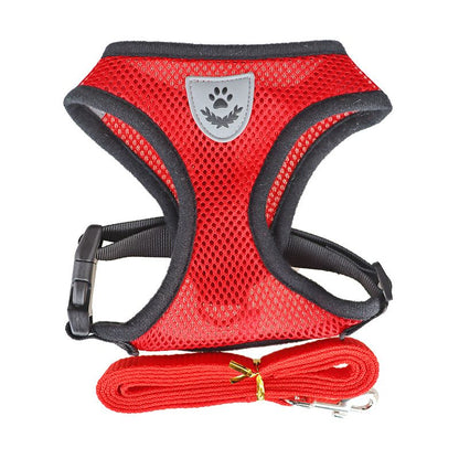Dog Vest Harness Graceful Pet Mesh Small Medium Purple XL V1328-4827932209526