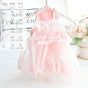 Accope Pet Dress Cotton Princess Style Summer Suspenders pink M V1328-4866583568610