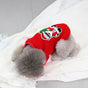 Dogbaby Dog Clothes Fleece Small Breed Christmas Tree 21 Santa Claus Gift Fleece-Red L V1328-4878337854582