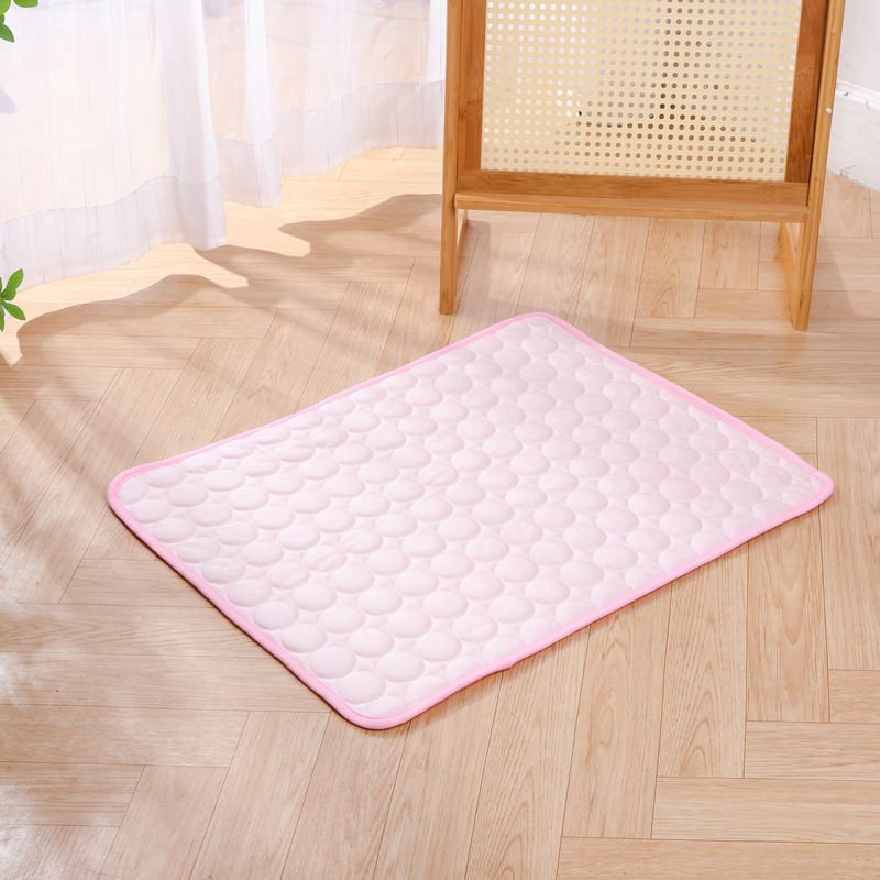 Jun Zhe Pet Ice Silk Cooling Mat for Dogs Ice Silk Pad Pink S(50*40cm) about 90g V1328-5013423643259