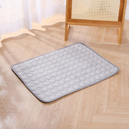 Jun Zhe Pet Ice Silk Cooling Mat for Dogs ice silk pad gray XL(100*75cm) about 280g V1328-5013423643272