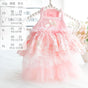 Accope Pet Dress Cotton Princess Style Summer Orange pink M V1328-5041322410861