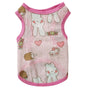Pet Vest Polyester Summer Dog Cat Clothing Powder Rabbit V1328-5042488157865