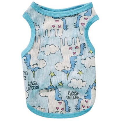 Pet Vest Polyester Summer Dog Cat Clothing Powder Rabbit 6XL V1328-5134426745460