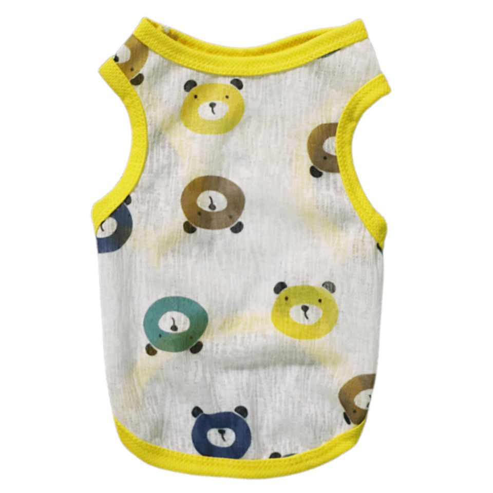 Pet Vest Polyester Summer Dog Cat Clothing Little Bear 5XL V1328-5134426745479