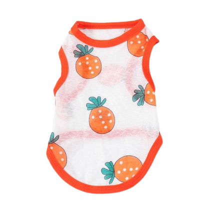 Pet Vest Polyester Summer Dog Cat Clothing Love watermelon red 5XL V1328-5134426745481