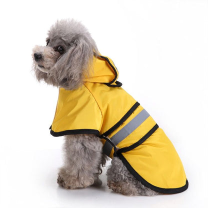 BJAYPET Dog Raincoat Polyester Reflective Small Pet... Yellow V1328-5141790803636
