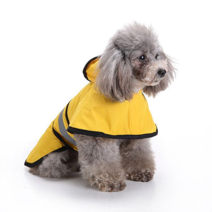 BJAYPET Dog Raincoat Polyester Reflective Small Pet... Yellow V1328-5141790803636