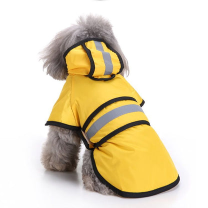 BJAYPET Dog Raincoat Polyester Reflective Small Pet... Yellow 2XL V1328-5141790803640