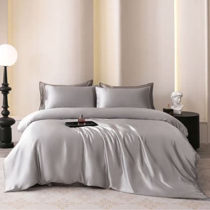 Oval Silk Workshop 22 Momme Silk Four Piece Set 1.5 m bed (2x 2.3 m quilt cover 2.3x 2.5 m bed sheet)