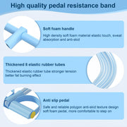 Workout Set – Breathing Trainer,6 Tube Resistance Bands& 8-Tube Elastic Pedal Puller Resistance Band for Men Women Full Body Workouts,Yoga,Pilates,Strength Training