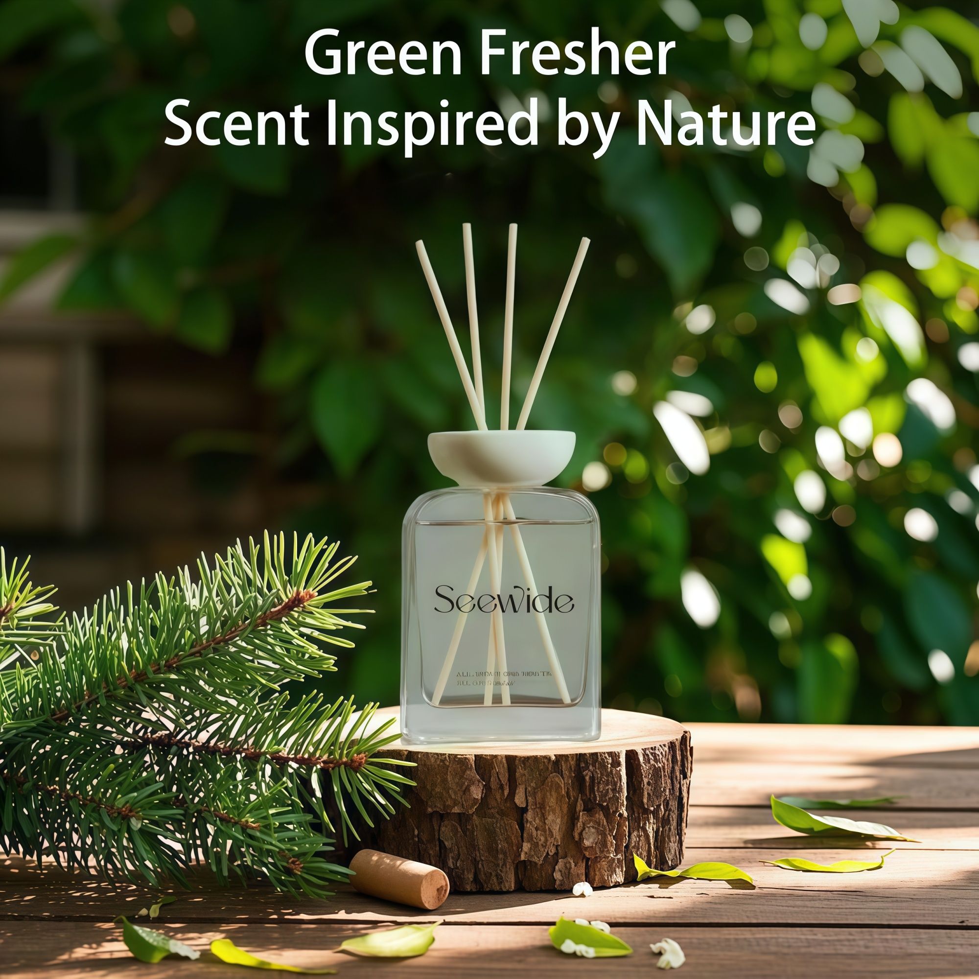 Reed Diffuser, Long-Lasting Home Fragrance & Scent Diffuser, 200ml Essential Oil Room Freshener for Bedroom, Living Room & Bathroom