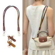 Mini Bag Replacement Thin Shoulder Strap with 2 Adapters for Longchamp,Imitation Pearl Bead Purse Handle Strap Bag Charms Handbag Chain Accessories Decoration for Women