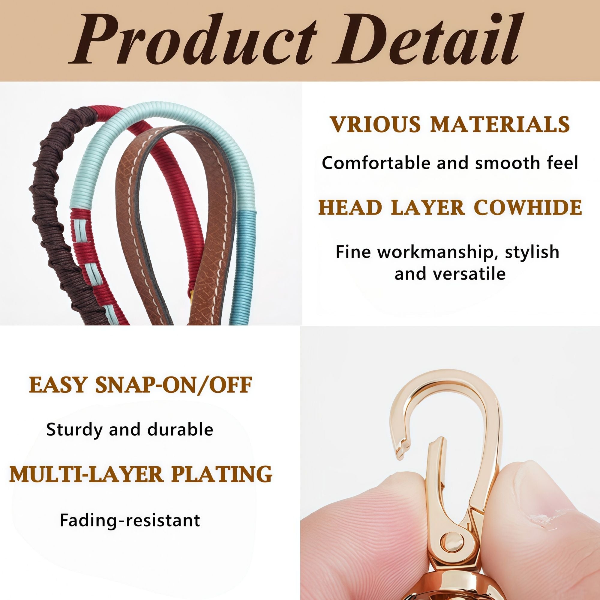 Mini Bag Replacement Thin Shoulder Strap with 2 Adapters for Longchamp,Imitation Pearl Bead Purse Handle Strap Bag Charms Handbag Chain Accessories Decoration for Women