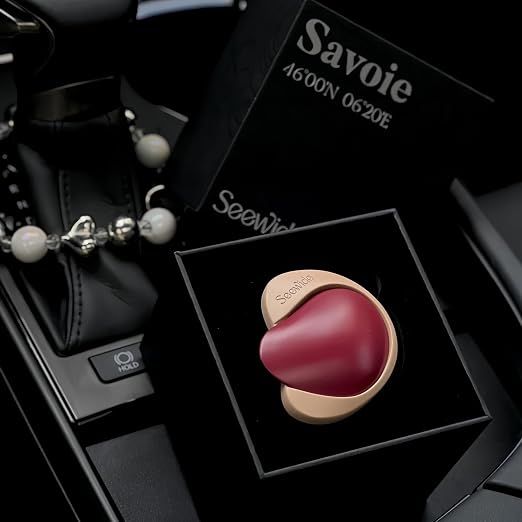 Car Air Freshener, French Red Wine Scent, Long-Lasting Air Diffuser, Luxury Car Fragrance Accessory for Interior & Home