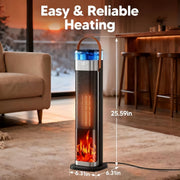 Tower Space Heater with Humidifier V1337-QE-L3EW-NWZB