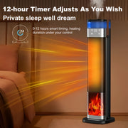 Tower Space Heater with Humidifier V1337-QE-L3EW-NWZB