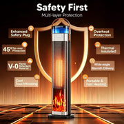 Tower Space Heater with Humidifier V1337-QE-L3EW-NWZB