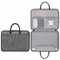 14 Inch PU Leather Laptop Bag, Portable Waterproof Laptop Case, Full Opening and Closing Sleeve Handbag, Briefcase for MacBook Air, Ipad, Business Travel