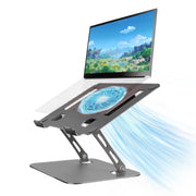 Ergonomic Adjustable Laptop Stand with Cooler,6”Laptops Notebook Alloy Riser Holder Computer Stand Compatible with Dell,Hp,Pad,Air Pro