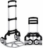 Folding Hand Truck, 1 Pack Portable Dolly Cart with Telescoping Handle, Lightweight Aluminum Alloy Foldable V1338-WAK0073