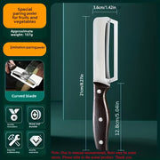 Heavy-duty stainless steel vegetable peeler and slicer - multi-functional kitchen tool with straight blade V1345-SY02