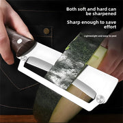 Heavy-duty stainless steel vegetable peeler and slicer - multi-functional kitchen tool with straight blade V1345-SY02