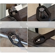 Black multi-functional 5mm thick box wrench, double-ended self-tightening adjustable wrench, wrench diameter V1345-SY27