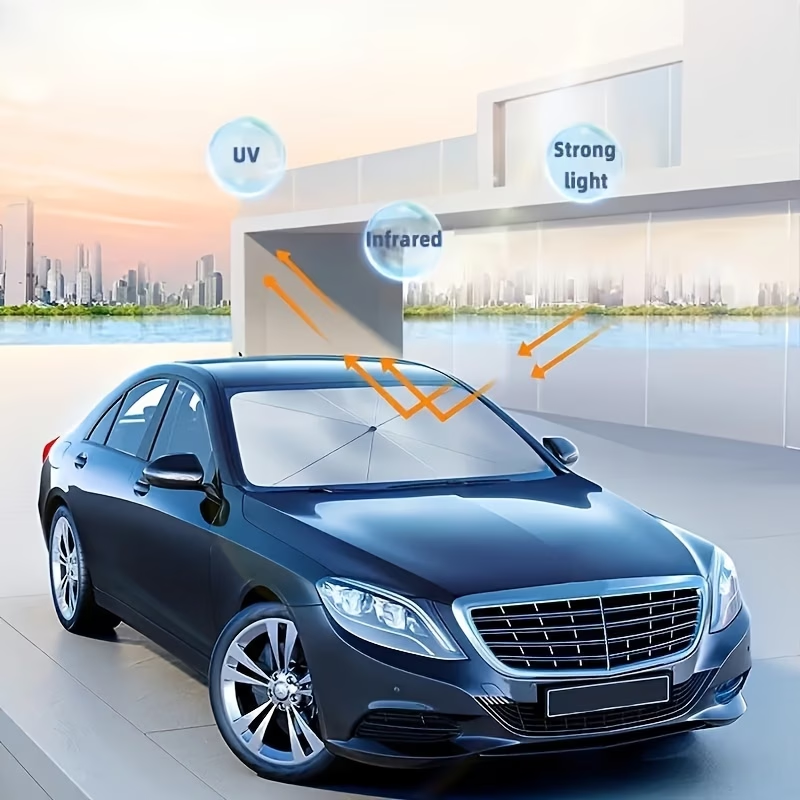 Car sunshade, windshield sun protection and heat insulation sunshade, blackout curtain equipment, car V1345-SY30