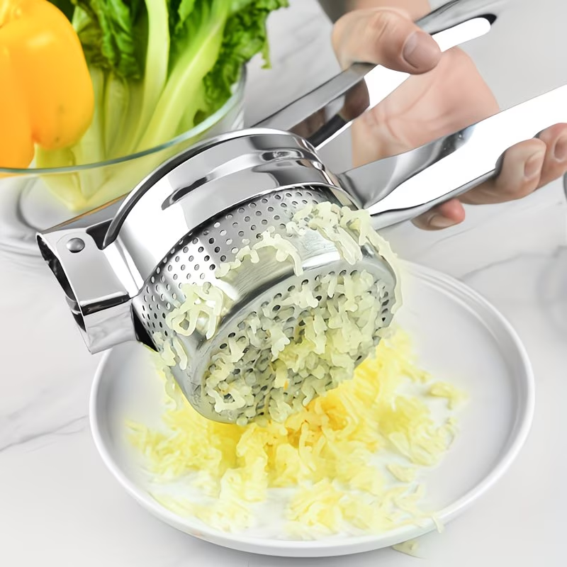 Potato masher, lemon juicer, potato shredder, multi-functional juicer, stainless steel potato shredder, V1345-SY36