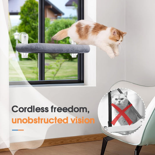 Gray cat bed, window cat bed, cat furniture, cat supplies, Australian cat bed, cat relaxation, bird watching V1347-135-10606