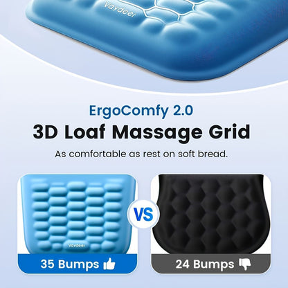Black ergonomic mouse pad, Vaydeer, mouse accessories, computer accessories, wrist rest mouse pad, smooth V1347-890-PIN-80443