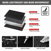 188 x 110cm Car Windscreen Snow Cover 600D Oxford PU Coated Frost Ice Protector for Cars SUVs and Utes
