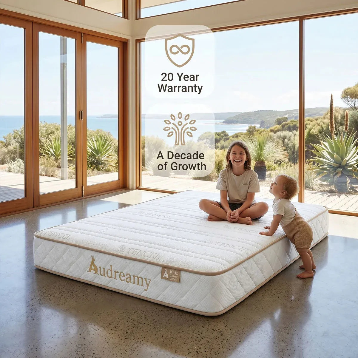 Audreamy Kaveno Kids Mattress Latex King Single
