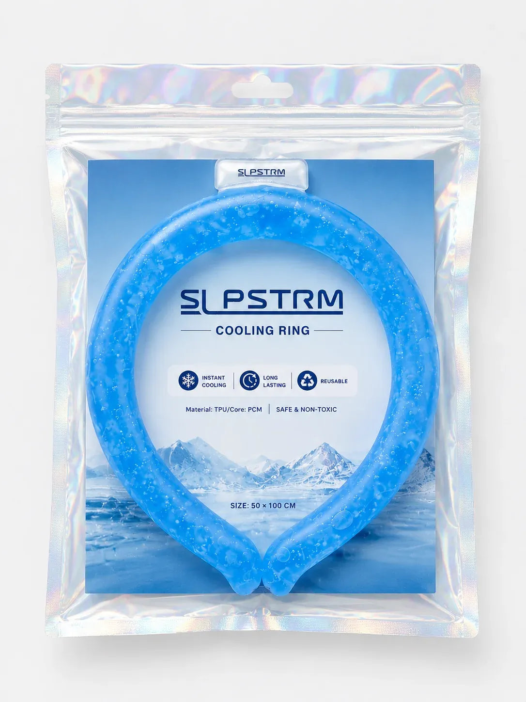SLPSTRM Sports Cooling Ring Blue