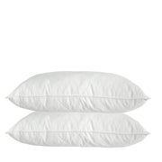 Royal Comfort Luxury Bamboo Blend Quilted Pillow Twin Pack Extra Fill Support V160-10001123