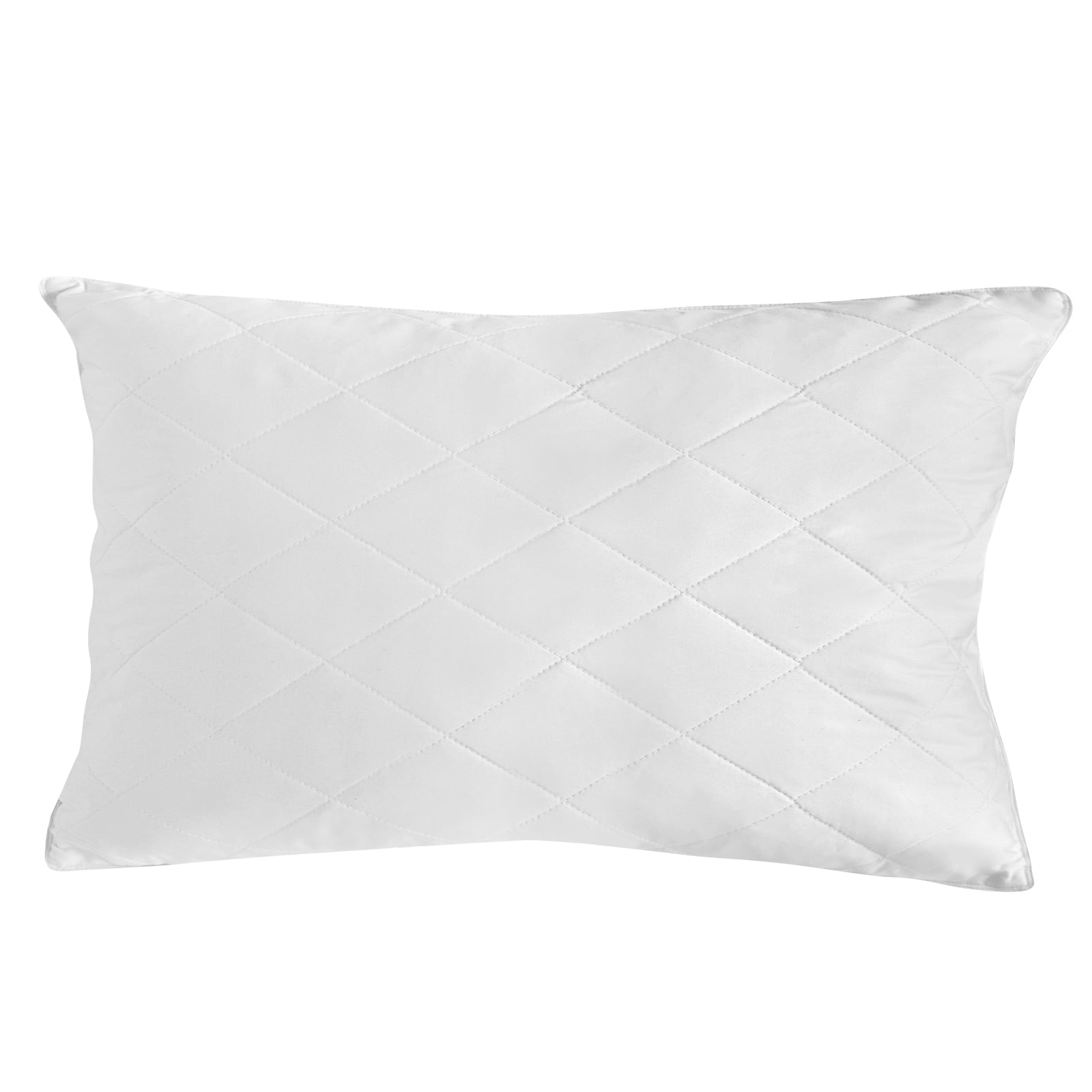 Royal Comfort Luxury Bamboo Blend Quilted Pillow Twin Pack Extra Fill Support V160-10001123