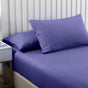 Royal Comfort 2000TC 3 Piece Fitted Sheet and Pillowcase Set Bamboo Cooling - King - Royal Blue V160-10001242