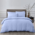 Royal Comfort 2000TC Quilt Cover Set Bamboo Cooling Hypoallergenic Breathable - King - Light Blue V160-10001252