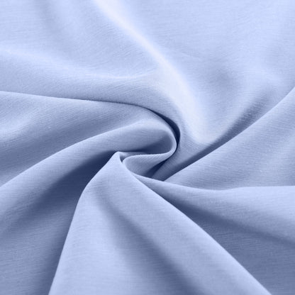 Royal Comfort 2000TC 6 Piece Bamboo Sheet & Quilt Cover Set Cooling Breathable - Queen - Light Blue V160-10001260