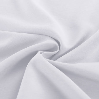 Royal Comfort 2000TC 6 Piece Bamboo Sheet & Quilt Cover Set Cooling Breathable - King - White V160-10001267