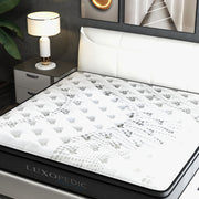 Luxopedic Pocket Spring Mattress 5 Zone 32CM Euro Top Memory Foam Medium Firm - King - White Grey V160-10001653