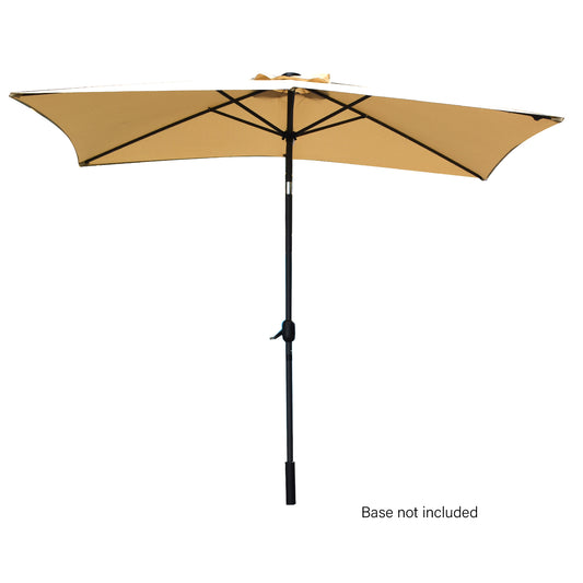 Arcadia Furniture Umbrella 3 Metre Umbrella with Solar LED Lights Garden Yard - Beige V160-10001771