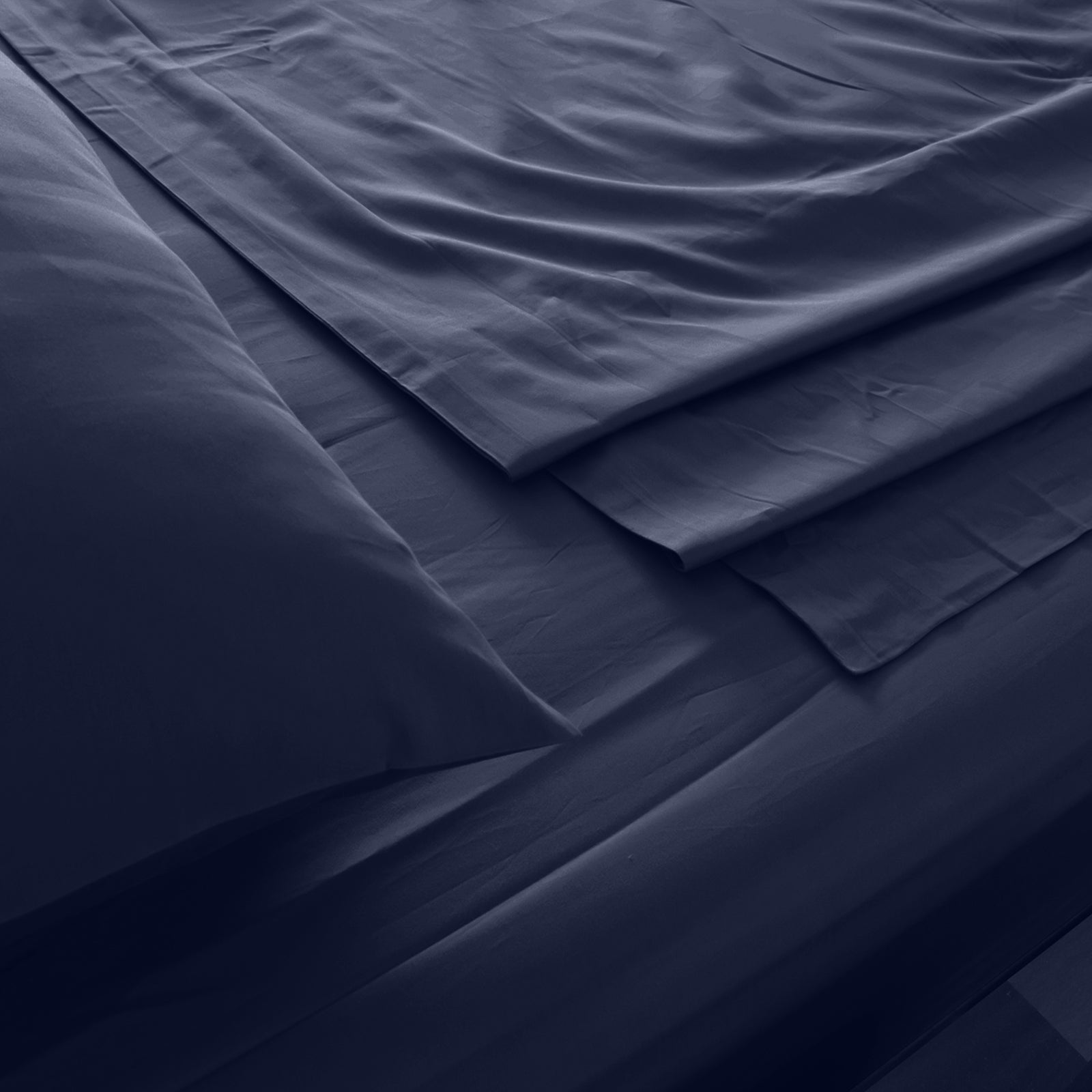 Royal Comfort 1000TC Hotel Grade Bamboo Cotton Sheets Pillowcases Set Ultrasoft - Queen - Royal Blue V160-10002045