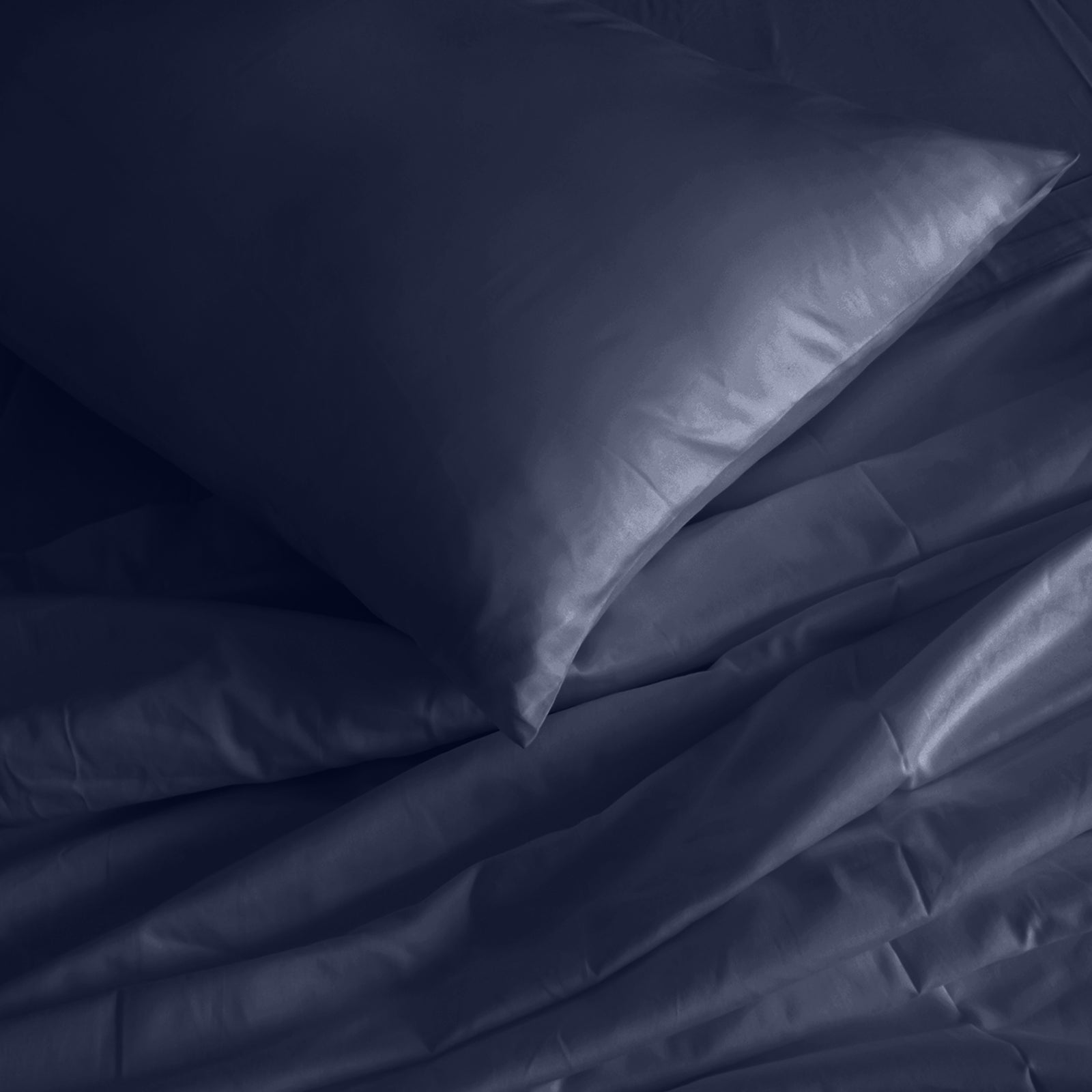 Royal Comfort 1000TC Hotel Grade Bamboo Cotton Sheets Pillowcases Set Ultrasoft - Queen - Royal Blue V160-10002045