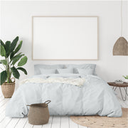 Balmain 1000 Thread Count Hotel Grade Bamboo Cotton Quilt Cover Pillowcases Set - King - Cool Grey V160-10002061