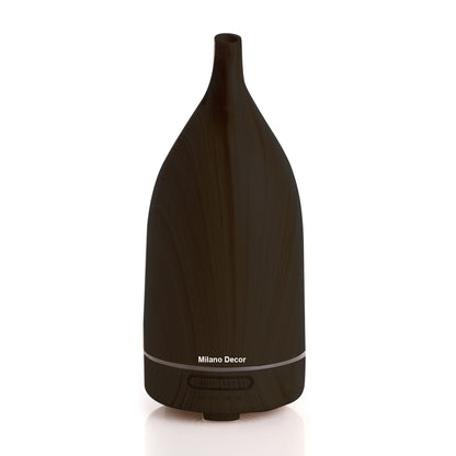 Milano Decor Aroma Diffuser 100ml Ultrasonic Humidifier Purifier And 3 Pack Oils - Dark Wood V160-10002218