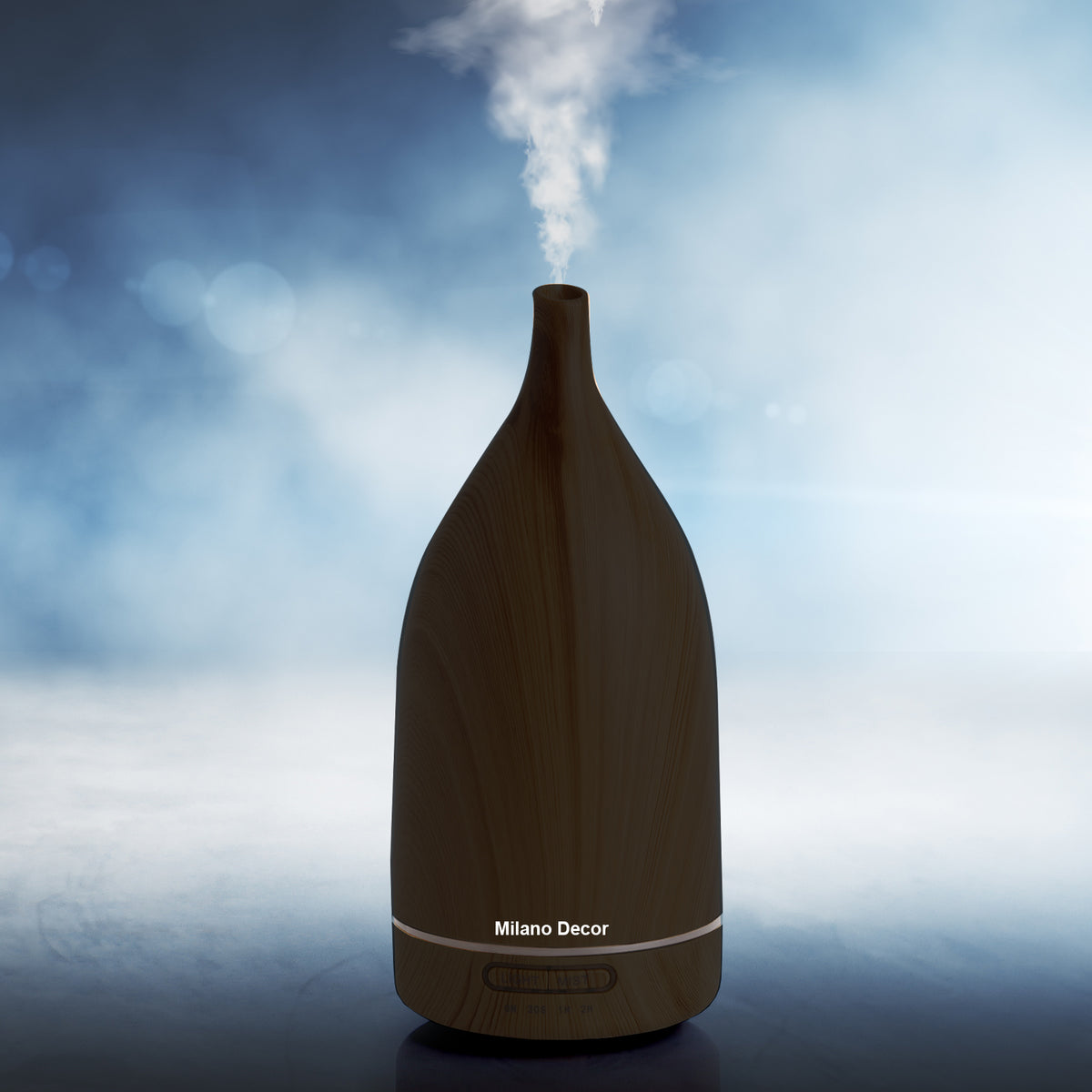 Milano Decor Aroma Diffuser 100ml Ultrasonic Humidifier Purifier And 3 Pack Oils - Dark Wood V160-10002218