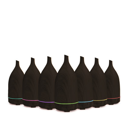 Milano Decor Aroma Diffuser 100ml Ultrasonic Humidifier Purifier And 3 Pack Oils - Dark Wood V160-10002218